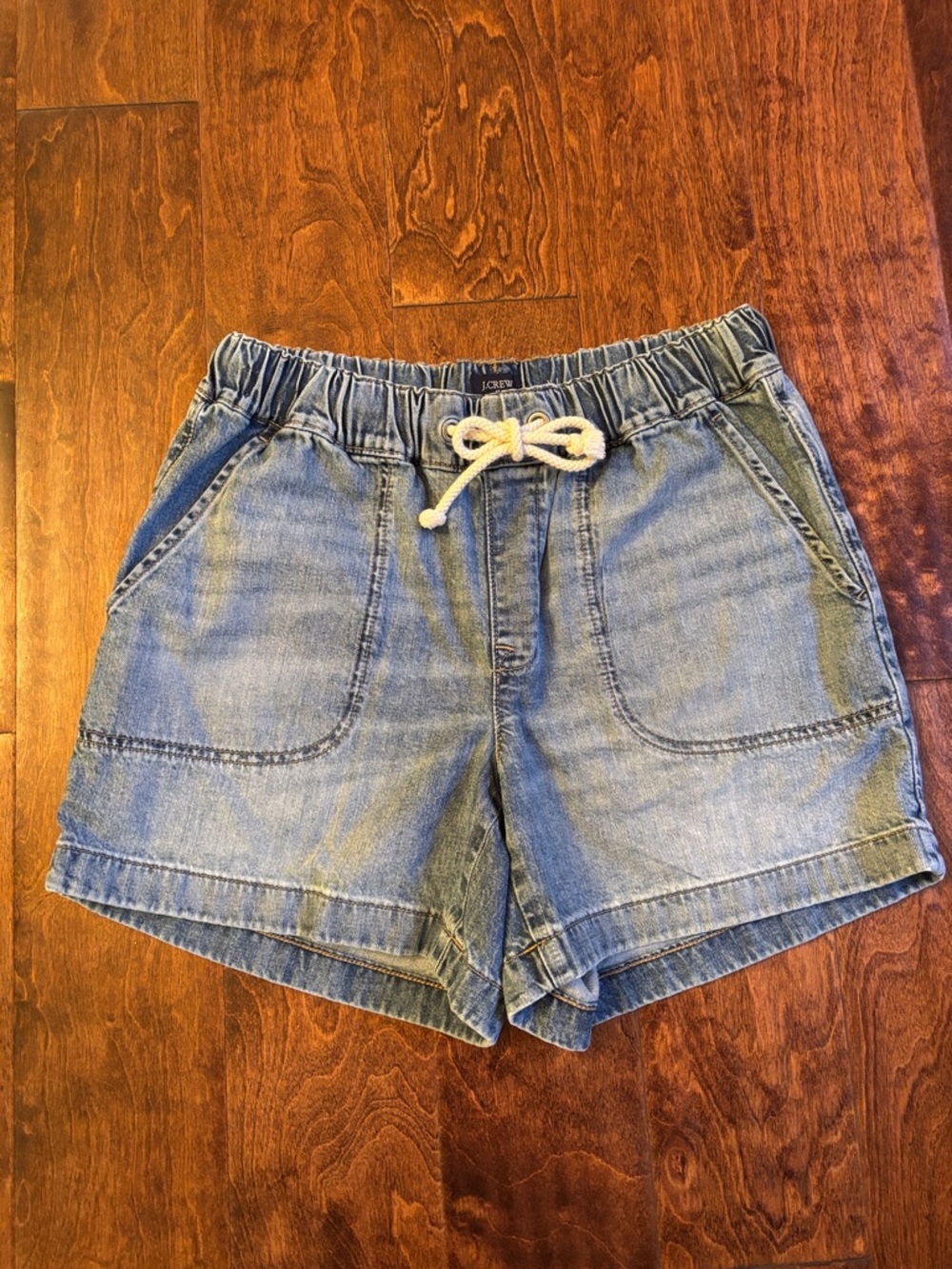 J.Crew Factory Denim Drawstring Shorts